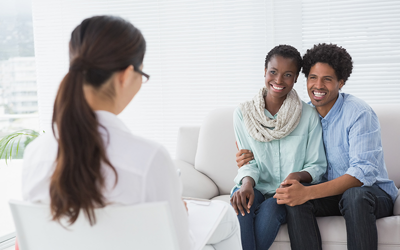 marriage and family therapy student session