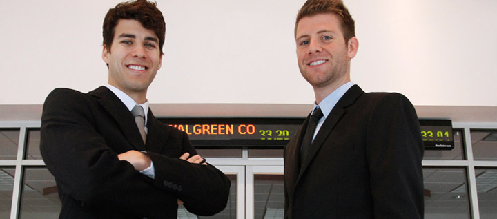 business students smiling business students smiling