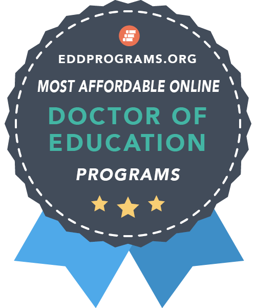 Most affordable Ed. D program affordability badge