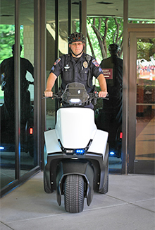 photo of police officer on segway