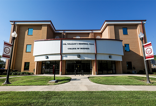 College of Business and Social Sciences building