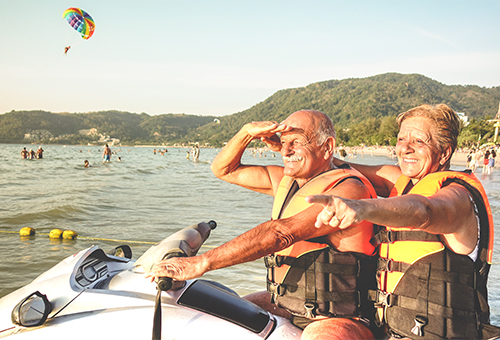 retired couple activity