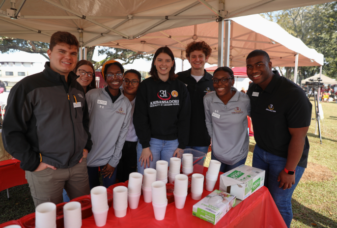 31 ambassadors prepping judges cups