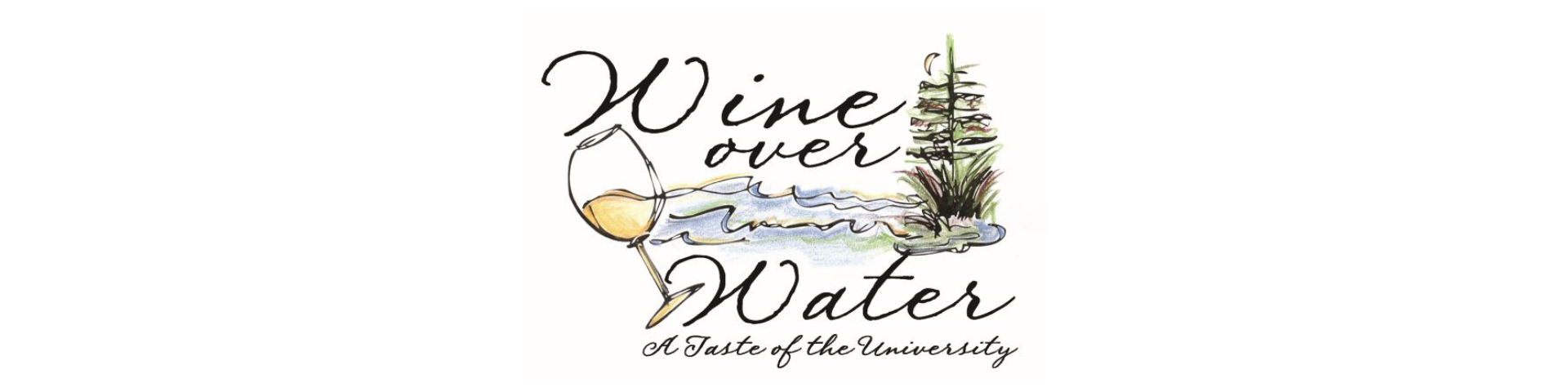 wine over water banner