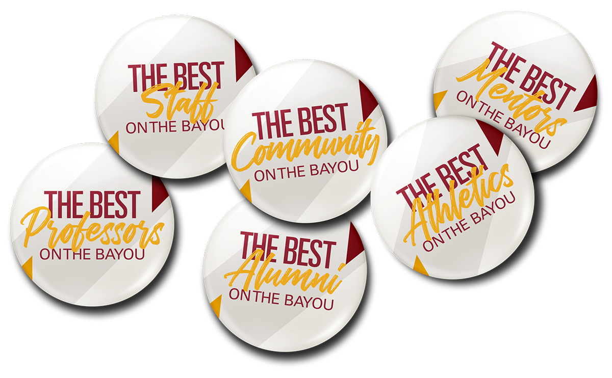 The Best campaign buttons The Best campaign buttons