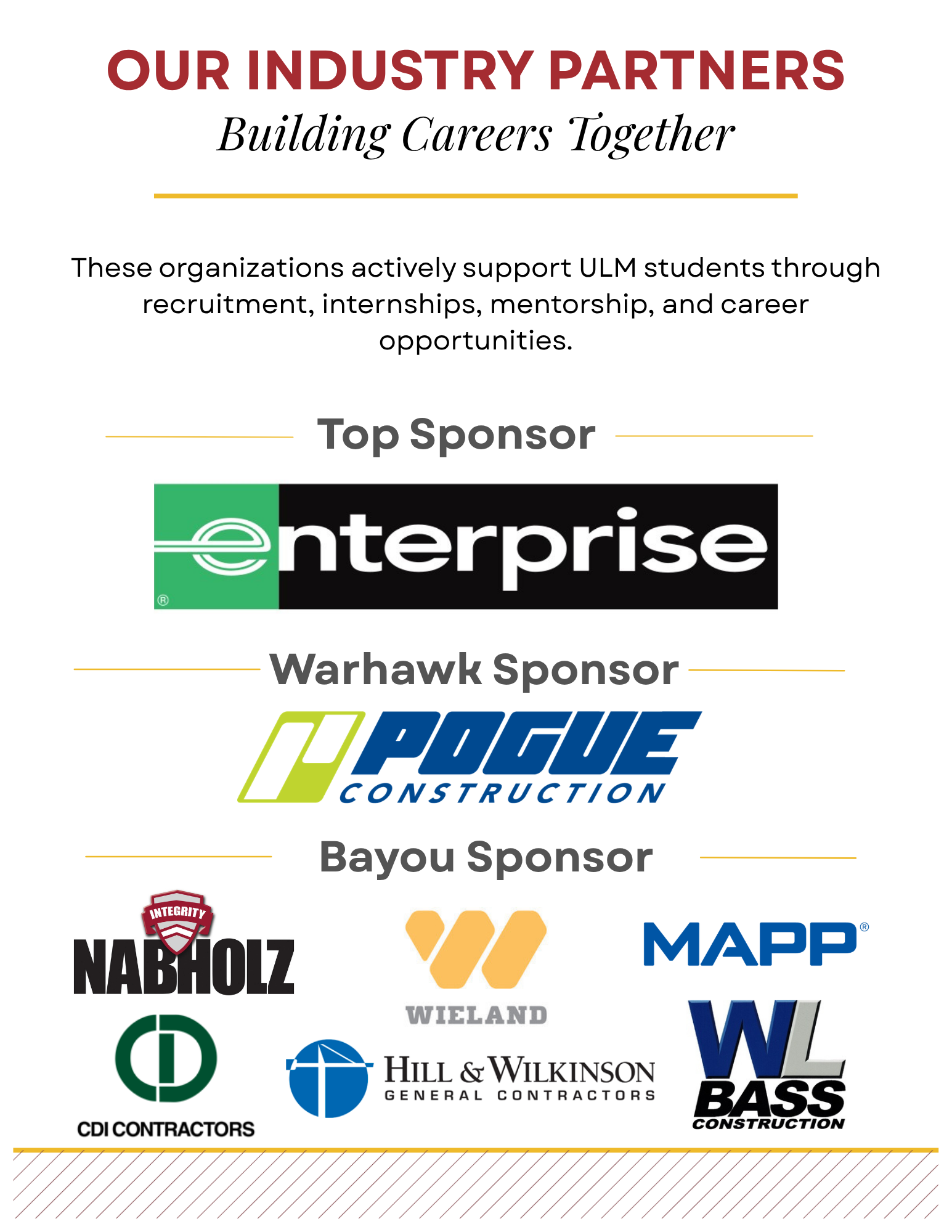 construction sponsers