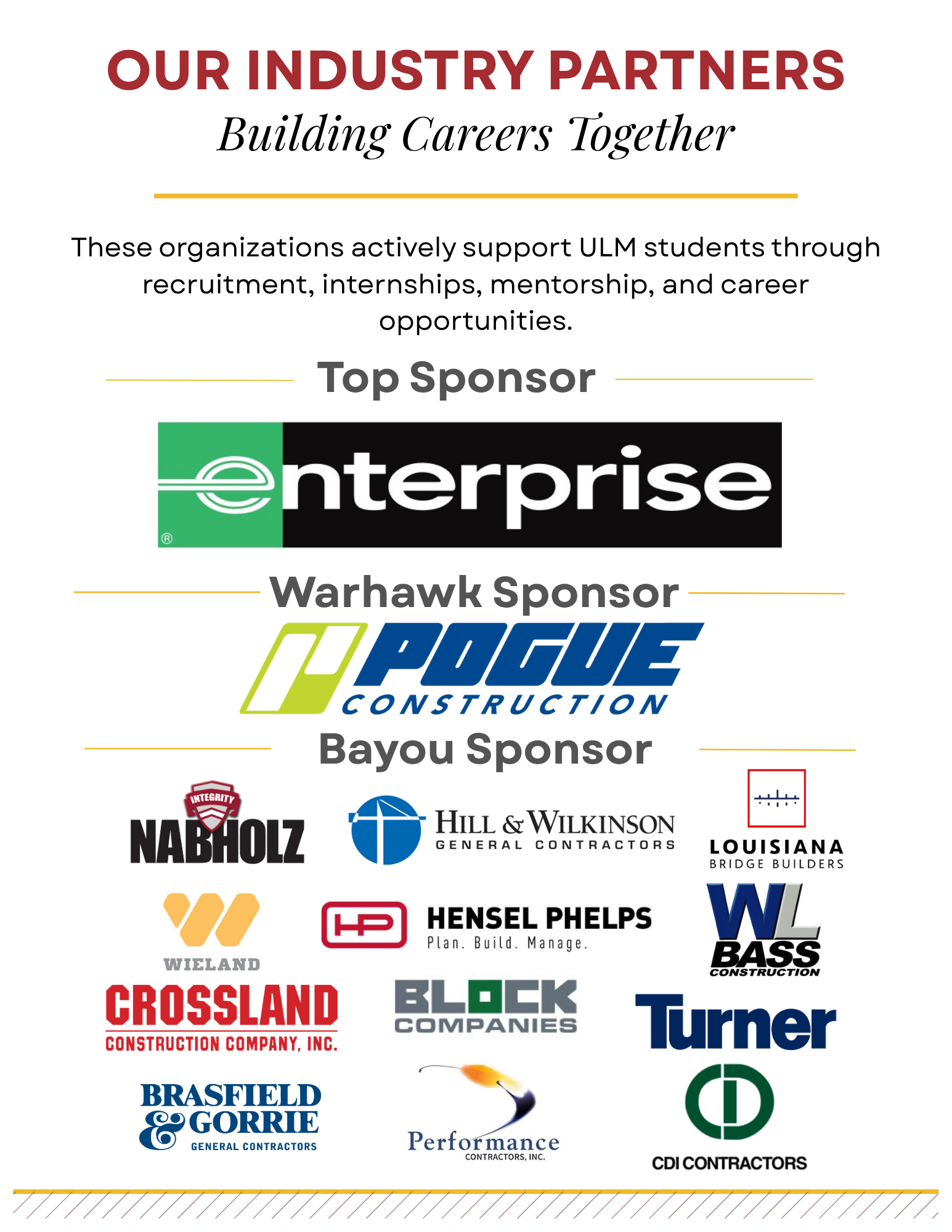 sponsors