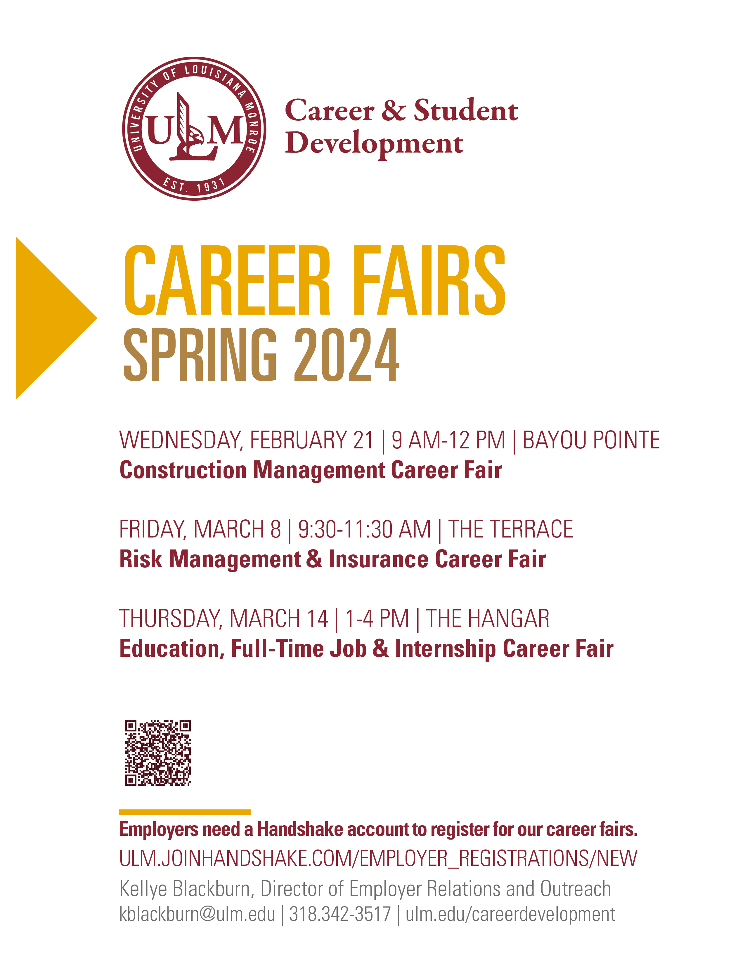 ULM Career Fairs