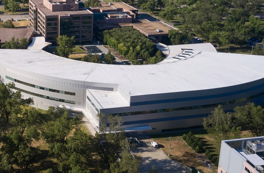 aerial view of facility