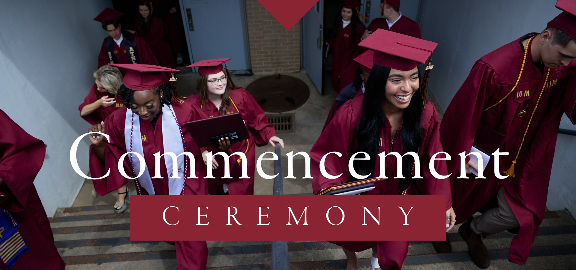ulm fall commencement 2024 banner