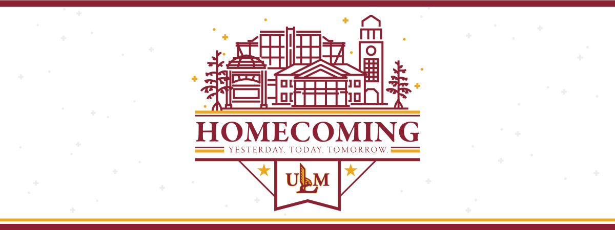 University of Louisiana Monroe - Homecoming 2023 banner