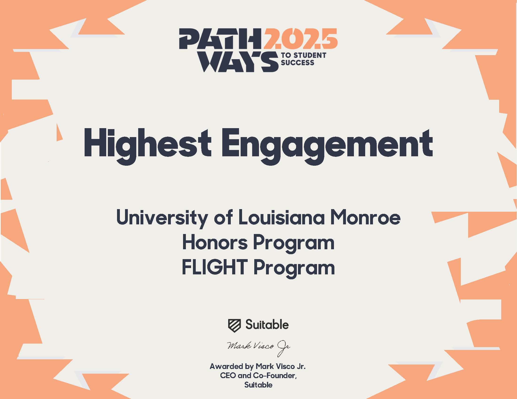 Highest Engagement Award 2025