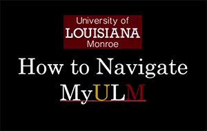 How to Navigate myULM video image