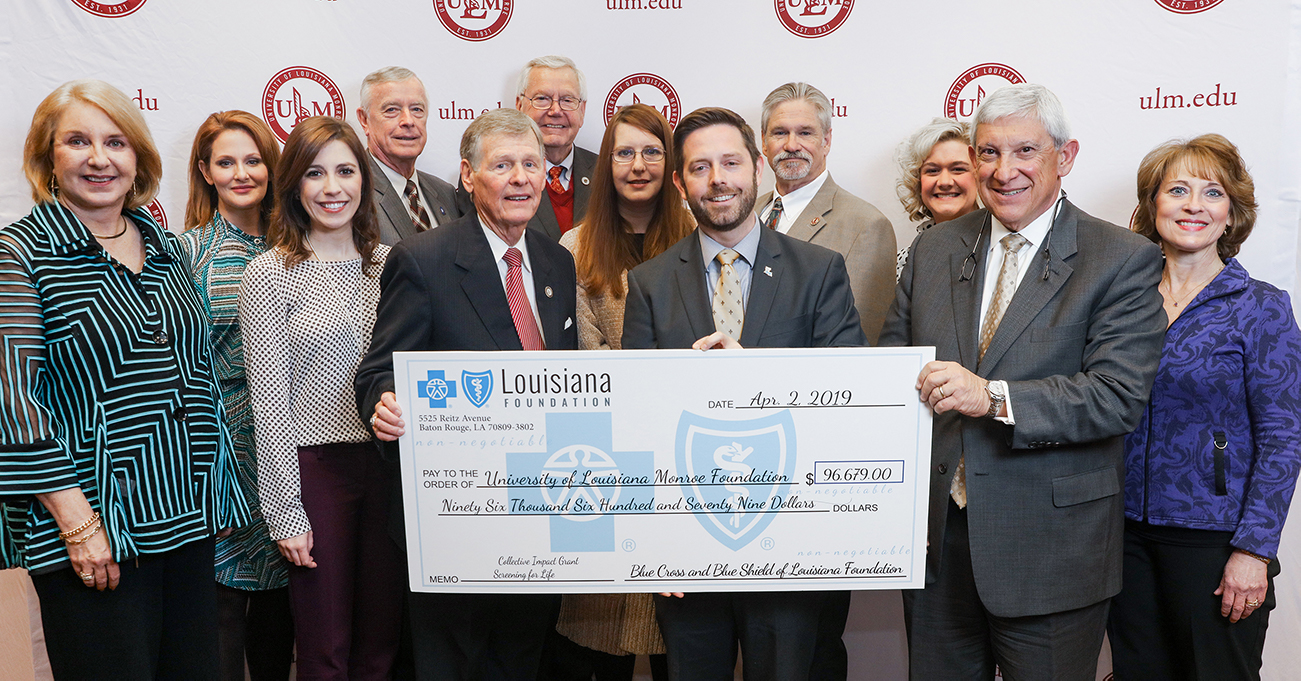 group photo giant check