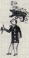 1898--Man in uniform with name symbol of bear with lice