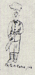 1917--Man with bear name symbol