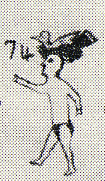 1858--Man with eagle nest name symbol