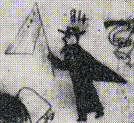 1868--Catholic priest carrying American flag