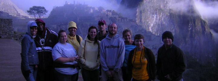 Group photo on the Inca Trail