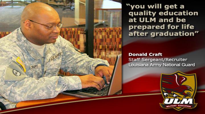 quote You will get a quality education at ULM