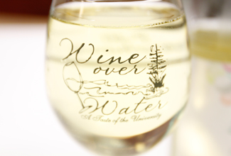 wine over water wine glass