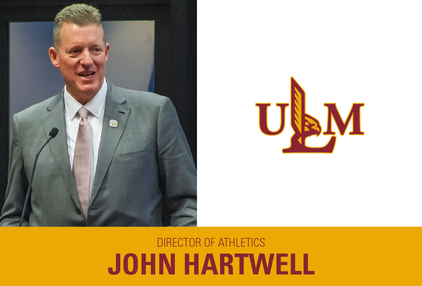 John Hartwell named ULM Director of Athletics