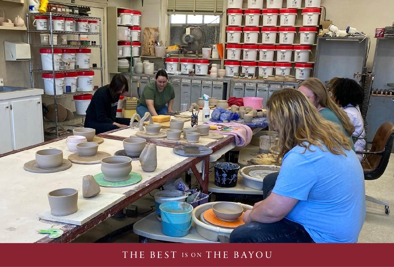 ULM Art Program students and alumni participate in NELA Empty Bowls fundraiser event