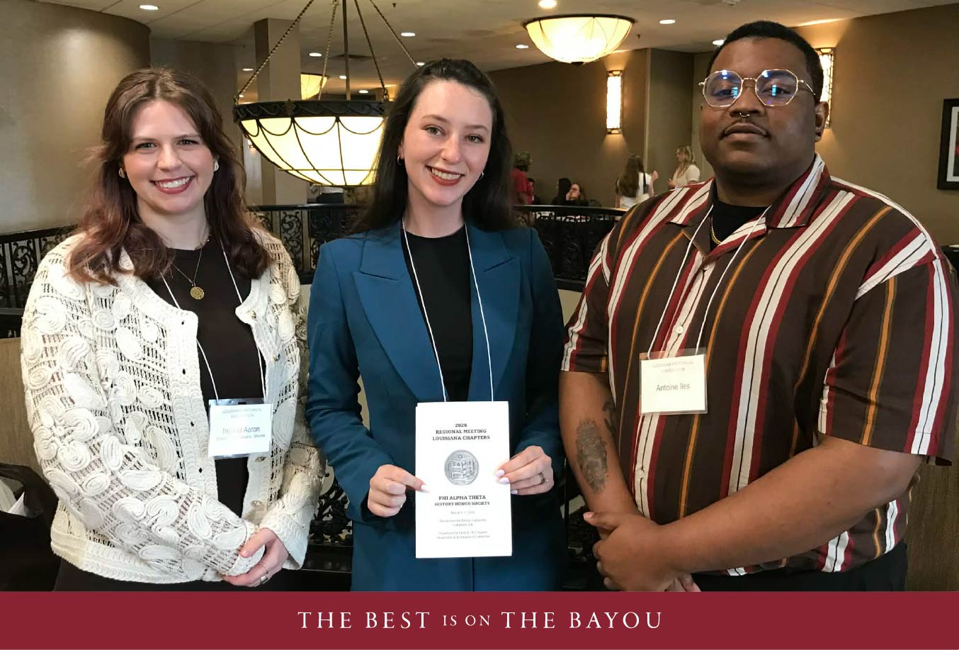 ULM history students present at regional conference