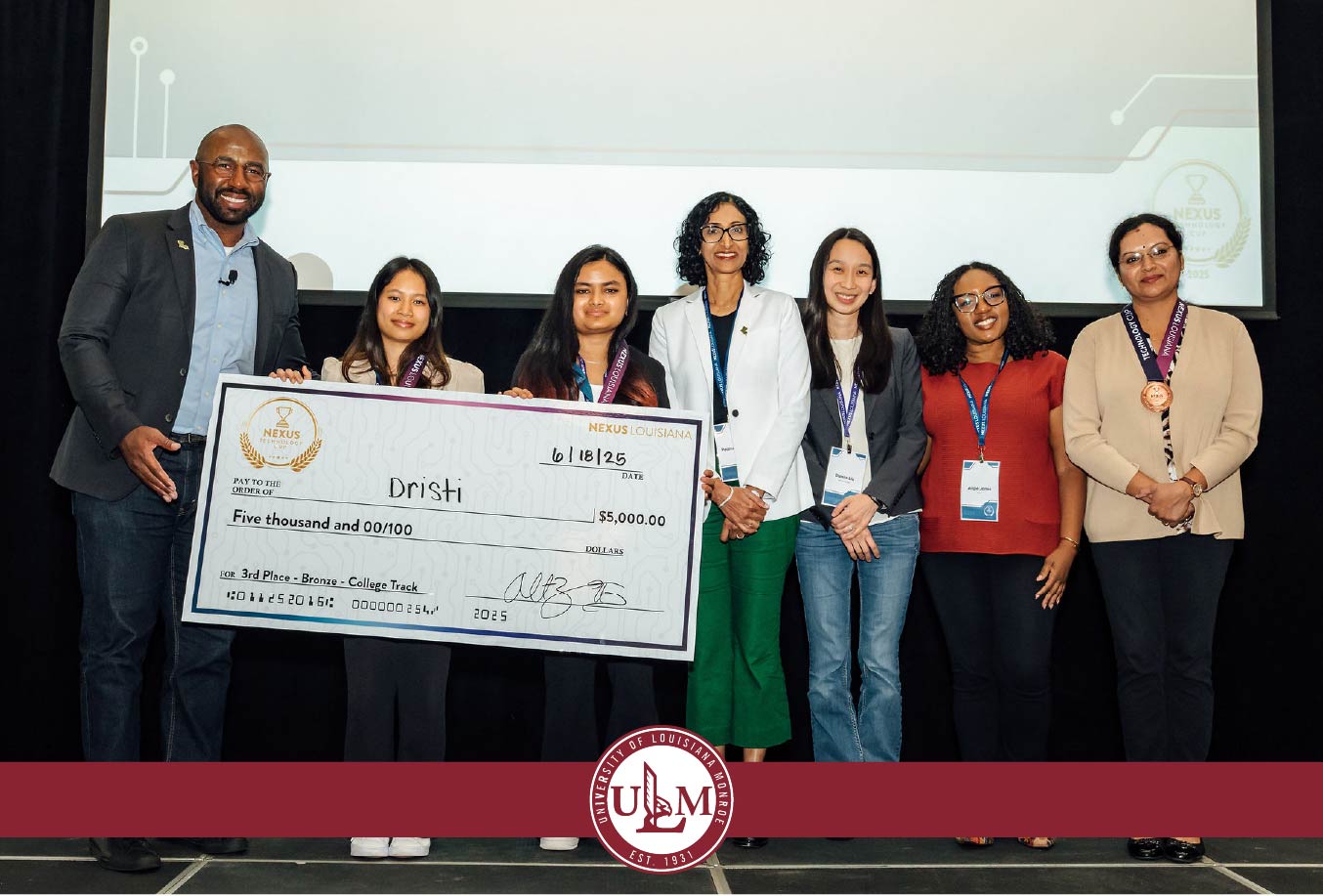 ULM Computer Science students place third at Nexus Technology Cup
