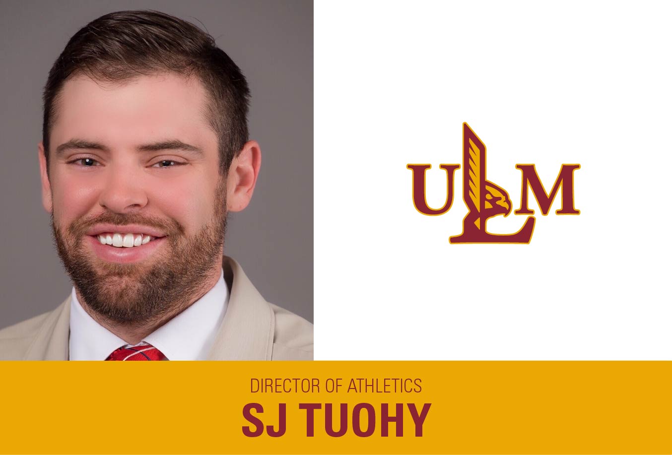 ULM names SJ Tuohy as Director of Athletics