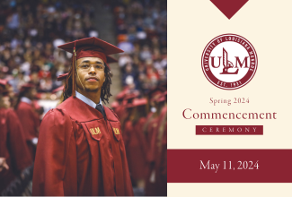 ULM to host Spring 2024 Commencement May 11 at Fant-Ewing Coliseum