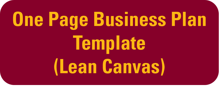 Link to One Page Business Plan Template