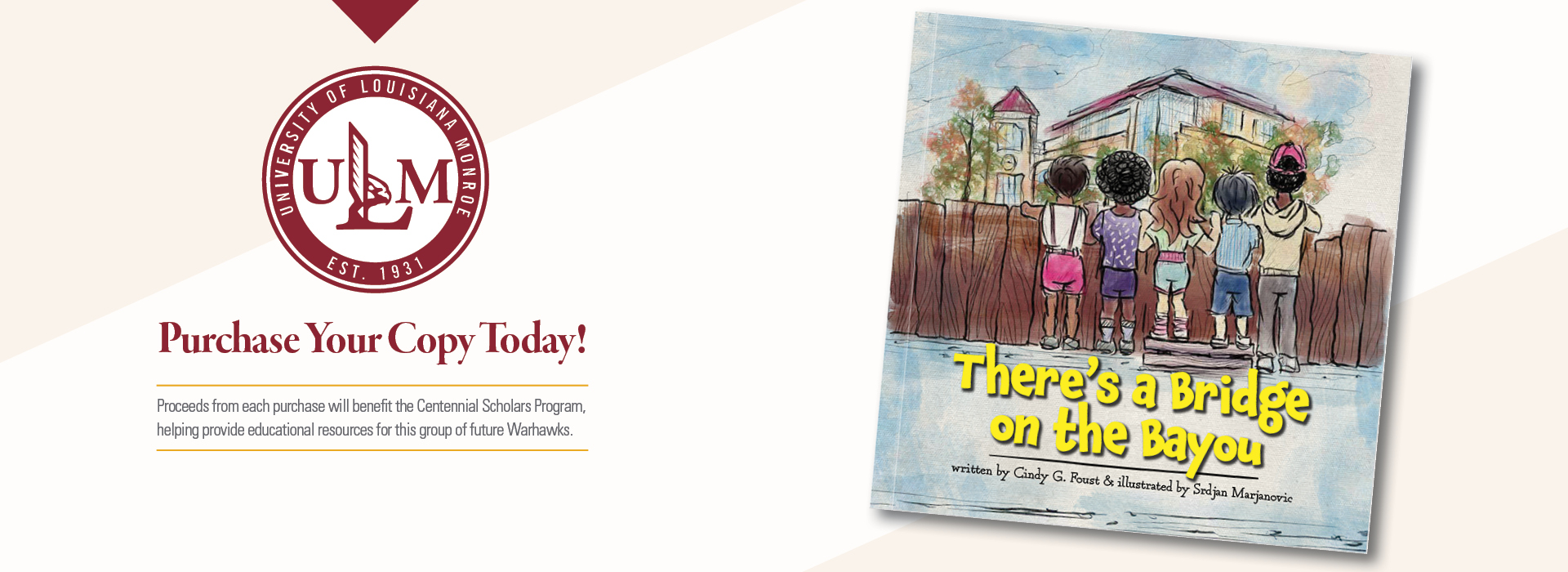 There's a Bridge on the Bayou book on sale Banner Ad
