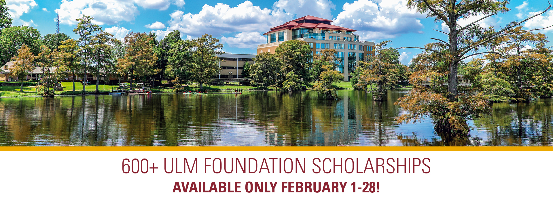 ULM Foundation Scholarships Banner