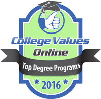 college values online top degree programs award college values online top degree programs graphic