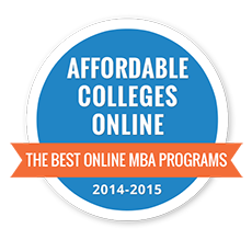 ranked by affordable colleges online graphic
