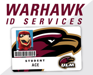 graphic of ULM ID card