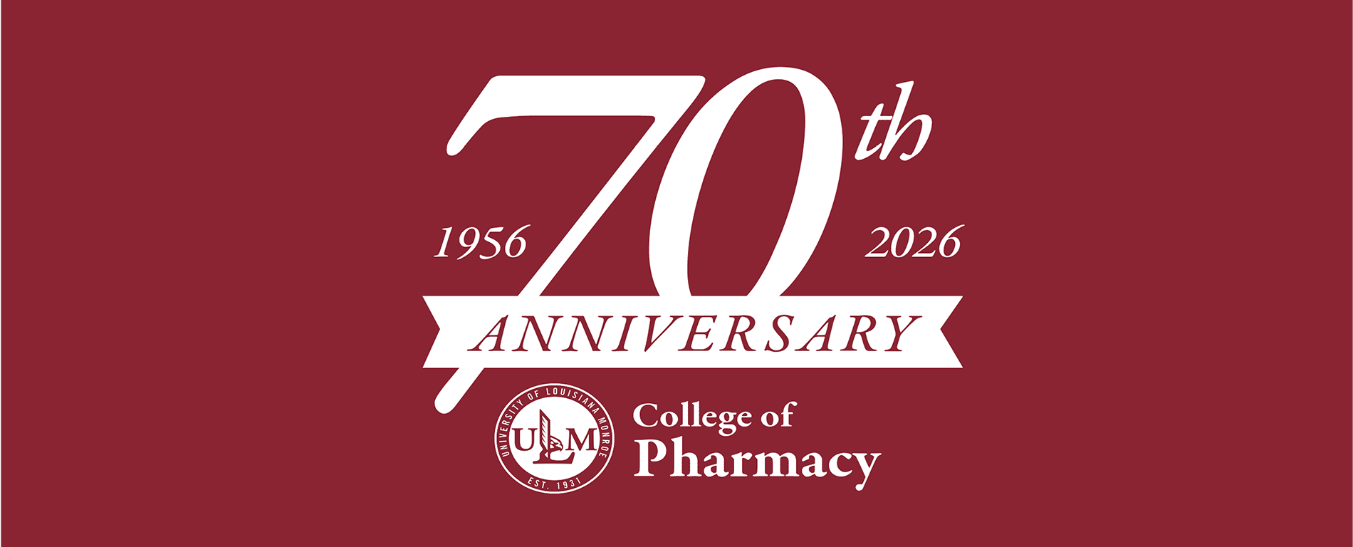 Logo image for ULM COP 70th Anniversary