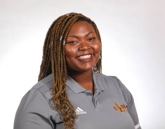 fun photo of prep staff member