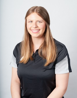 fun photo of prep staff member