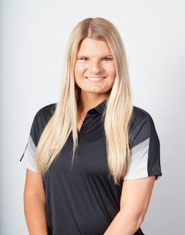 fun photo of prep staff member