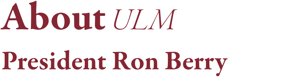 About President Ron Berry