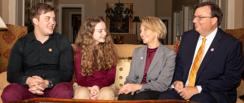 photo of Berry family of four