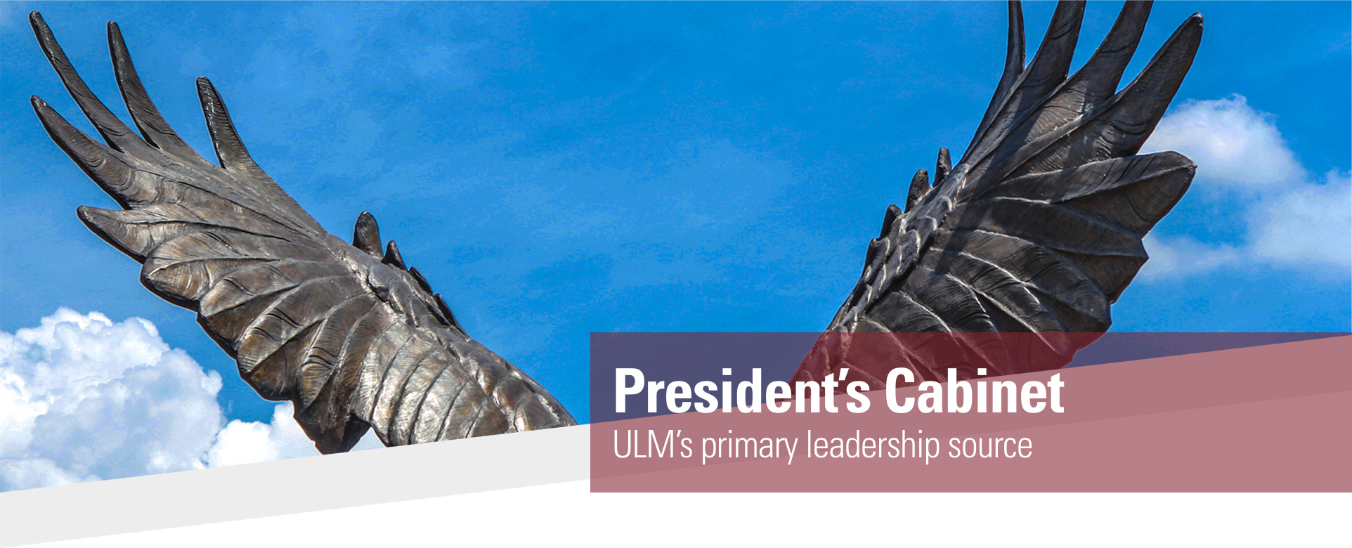 President's Cabinet ULM's primary leadership source