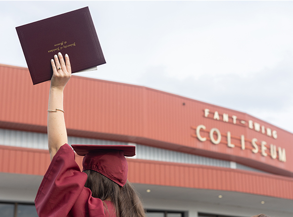 ULM Commencement Student