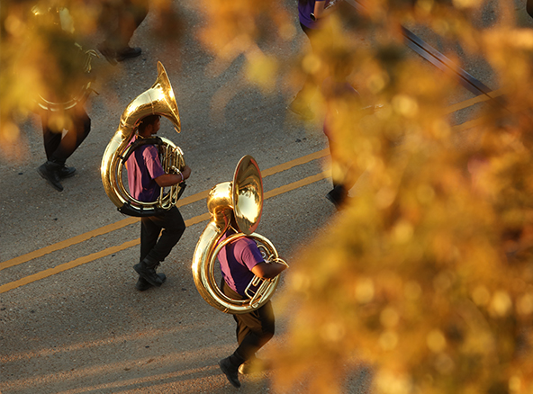 ULM Band Students
