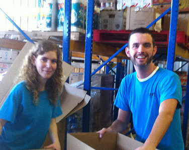 SSWA students volunteering