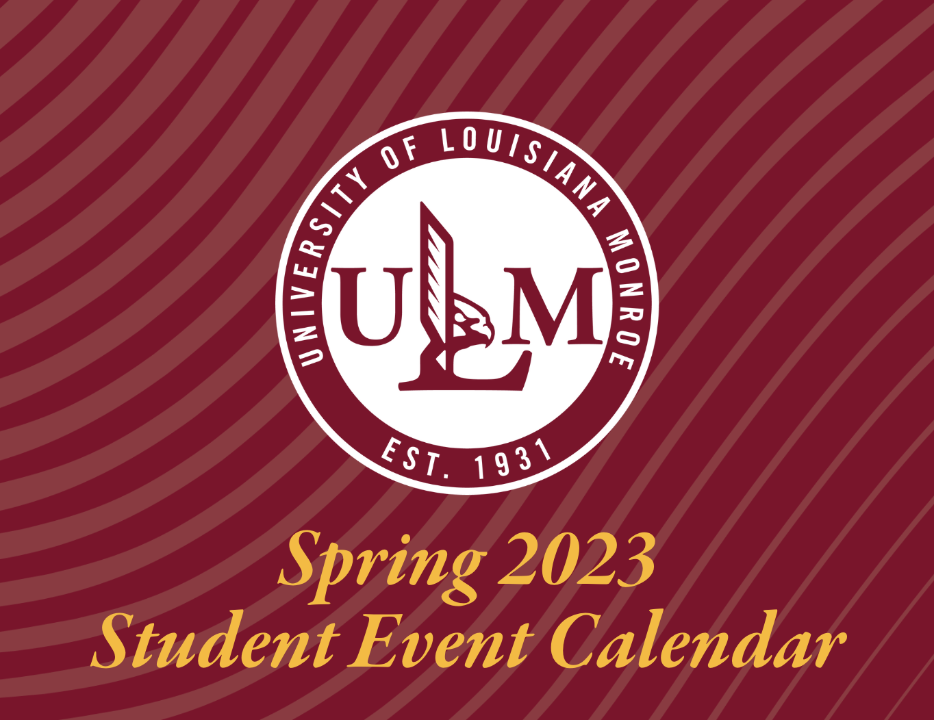 2022 Spring Student Development Calendar ULM 