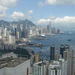 Skyline of Hong Kong