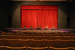 Stage view of Spyker Theatre